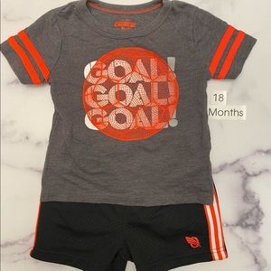 OshKosh B’gosh 18 month Boys T-shirt & Shorts Set